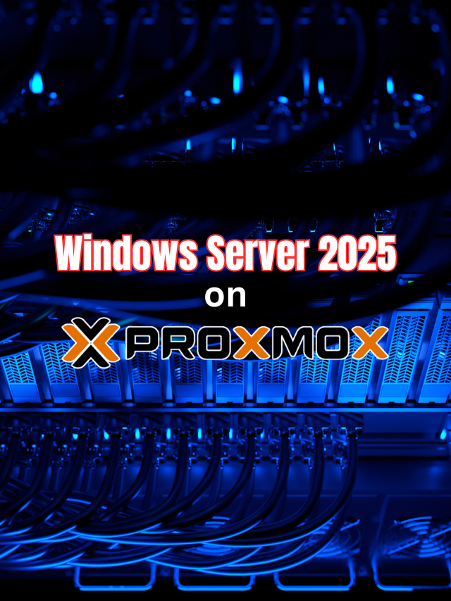 Windows Server 2025 Install in Proxmox
