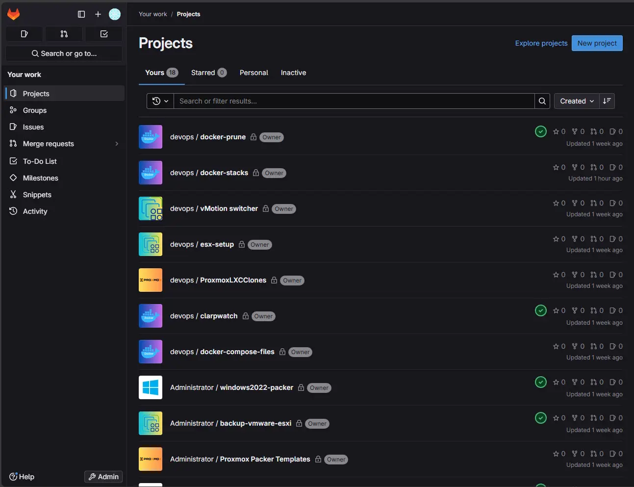 Gitlab self hosted code repo