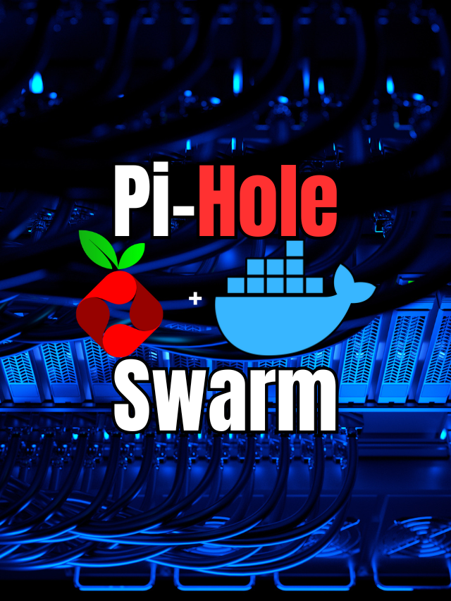 Pihole docker compose config for Docker Swarm with Nginx Proxy Manager