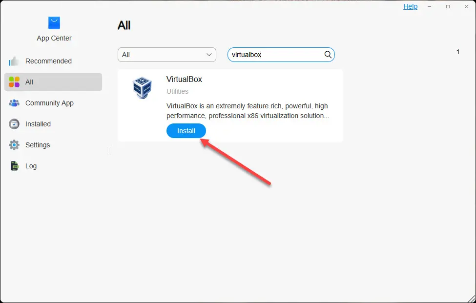 Installing virtualbox to run virtual machines in tos operating system