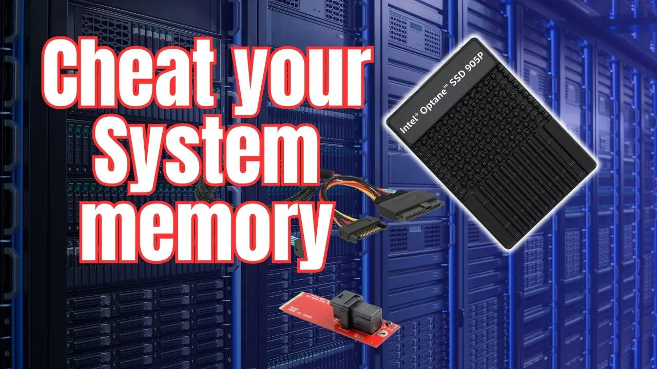 Use Intel Optane SSD: Cheat your System Memory for Proxmox or VMware