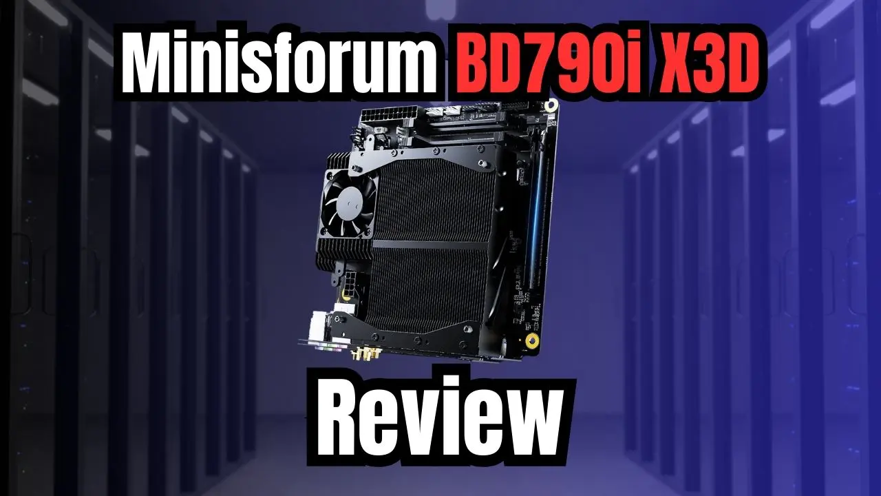 Minisforum bd790i x3d motherboard review