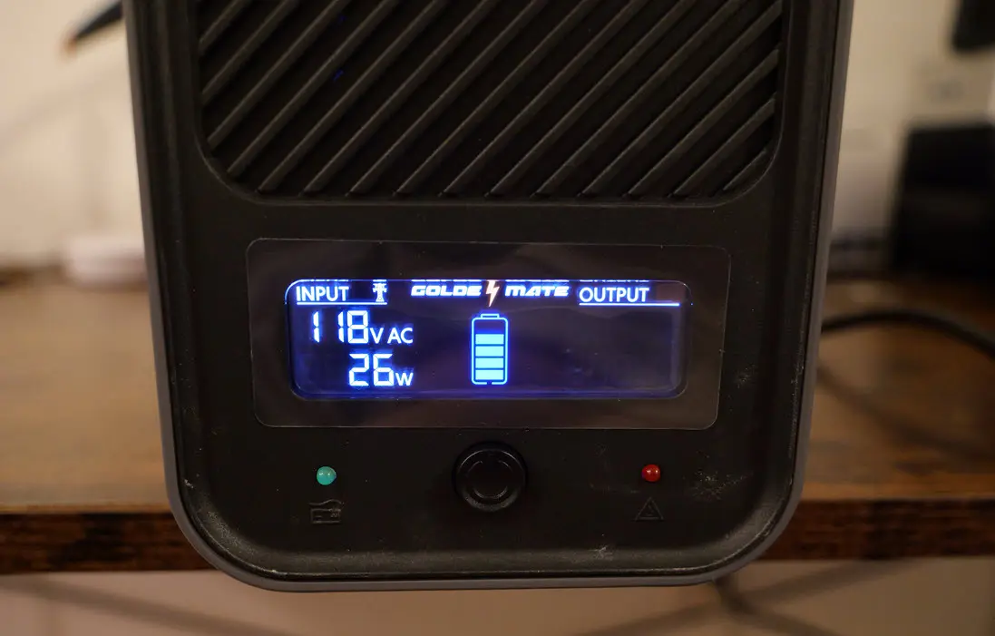 Front lcd panel display