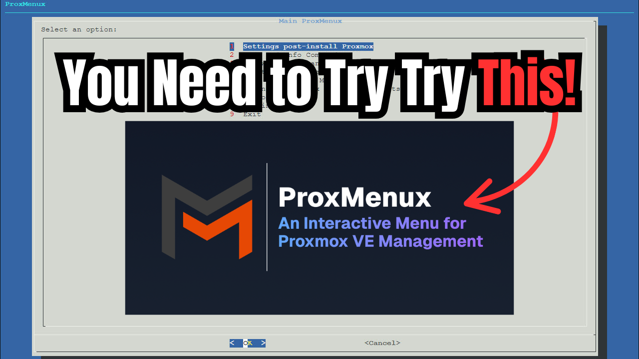 ProxMenux Might Be the Best Proxmox Management Tool You’re Not Using