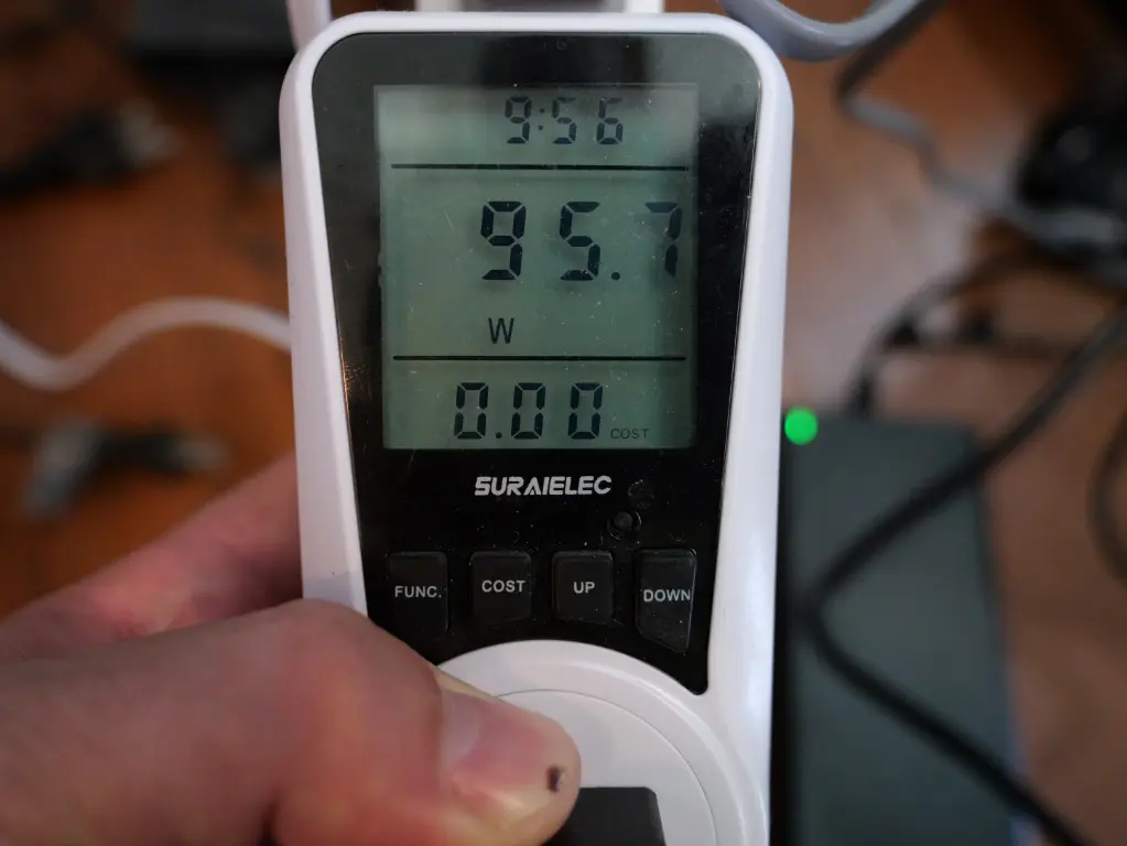 Full power draw on the aoostar wtr max