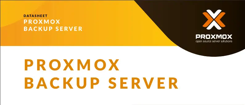 Proxmox backup server