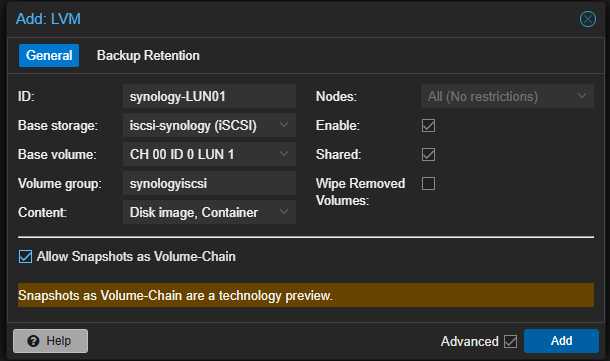 After selecting the checkbox click the add button