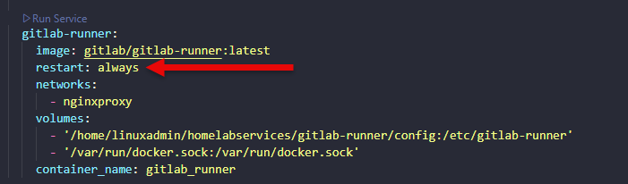 Viewing the restart policy of a docker container in compose