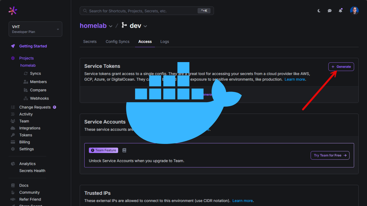 Stop using .env files use docker secrets with doppler