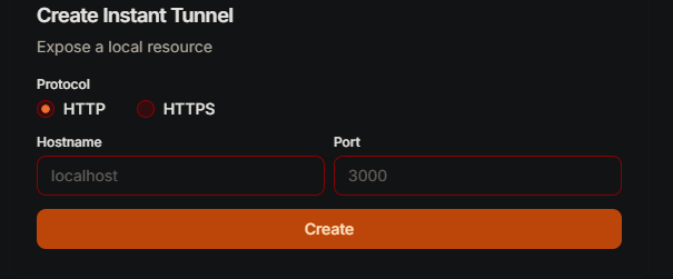 Creating a quick and easy tunnel with pangolin