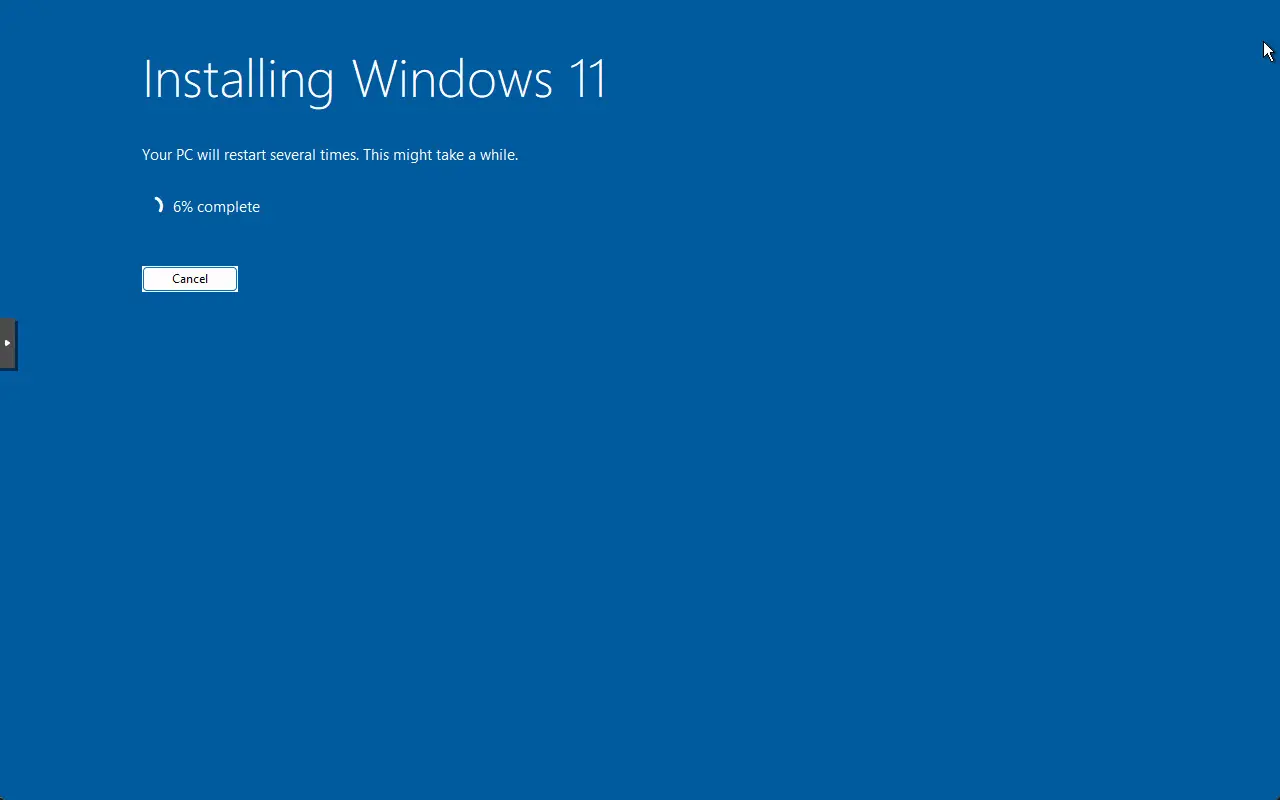 Installing windows 11 25h2 from iso