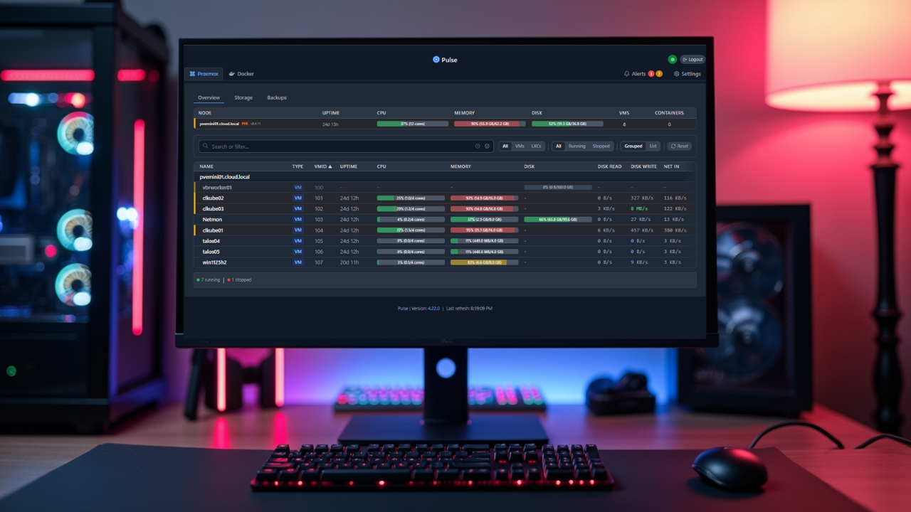 Pulse proxmox monitoring