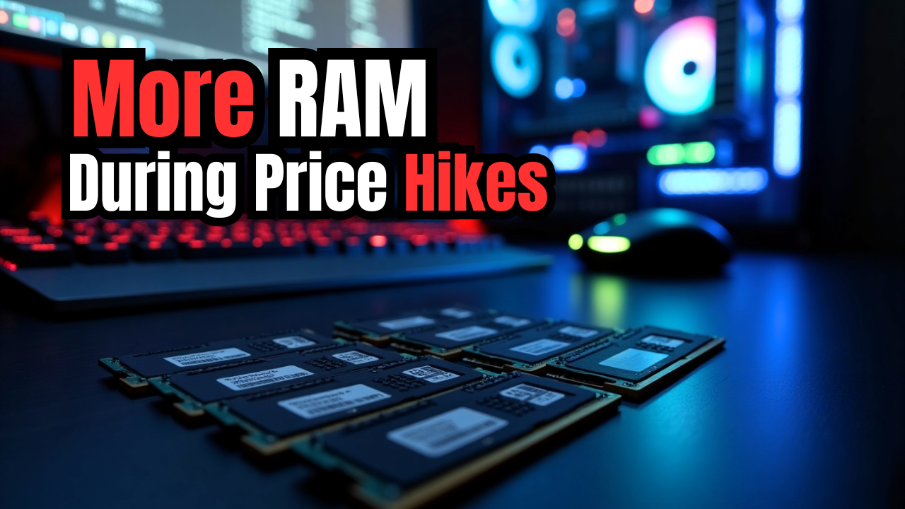 Increase usable ram in your home lab