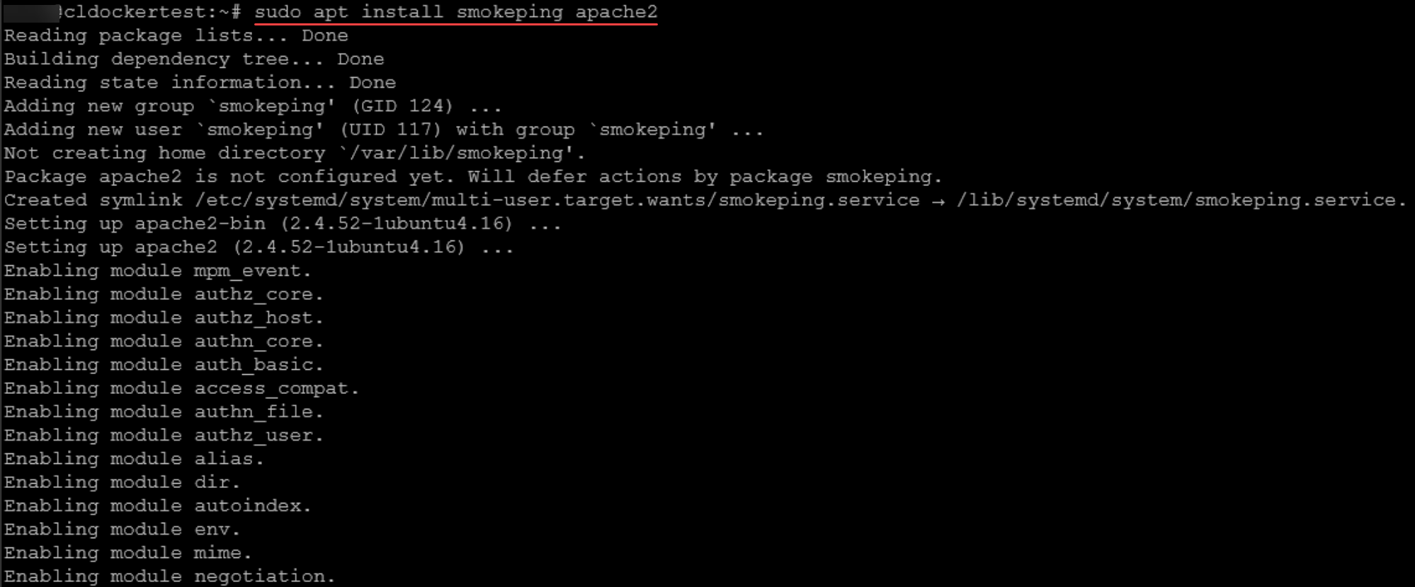 Installing smokeping in linux