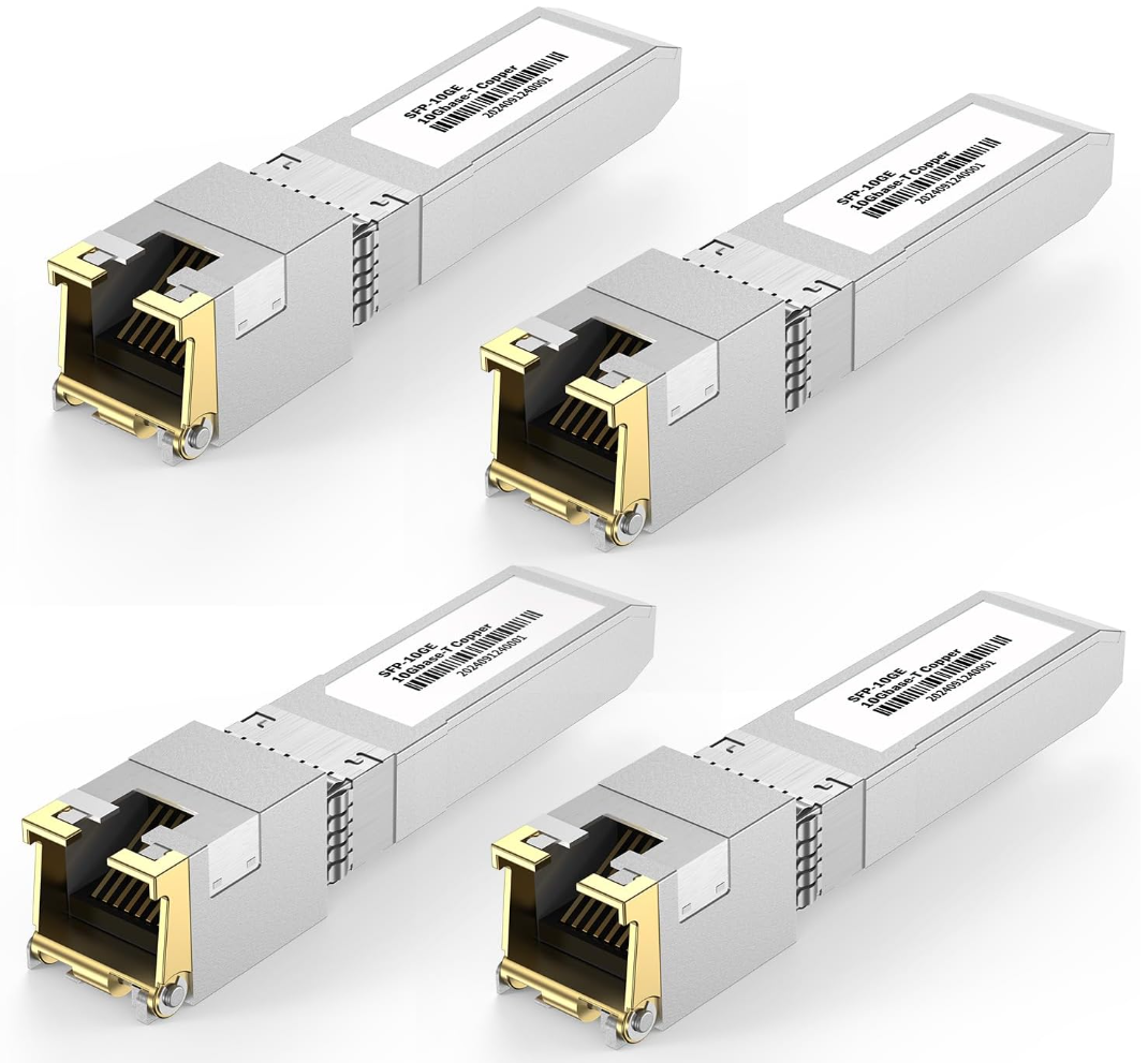 10 gig base t transceivers