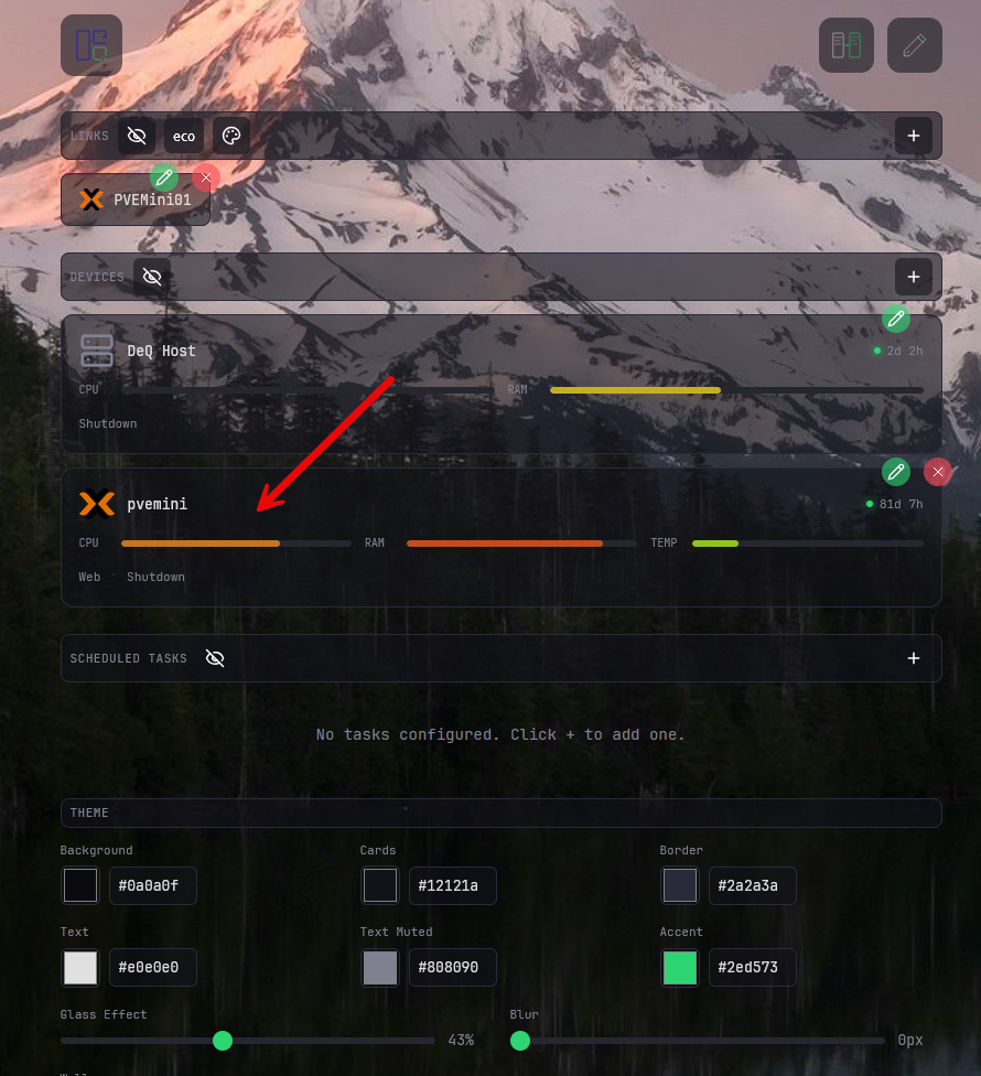 Ssh connectivity established to the device