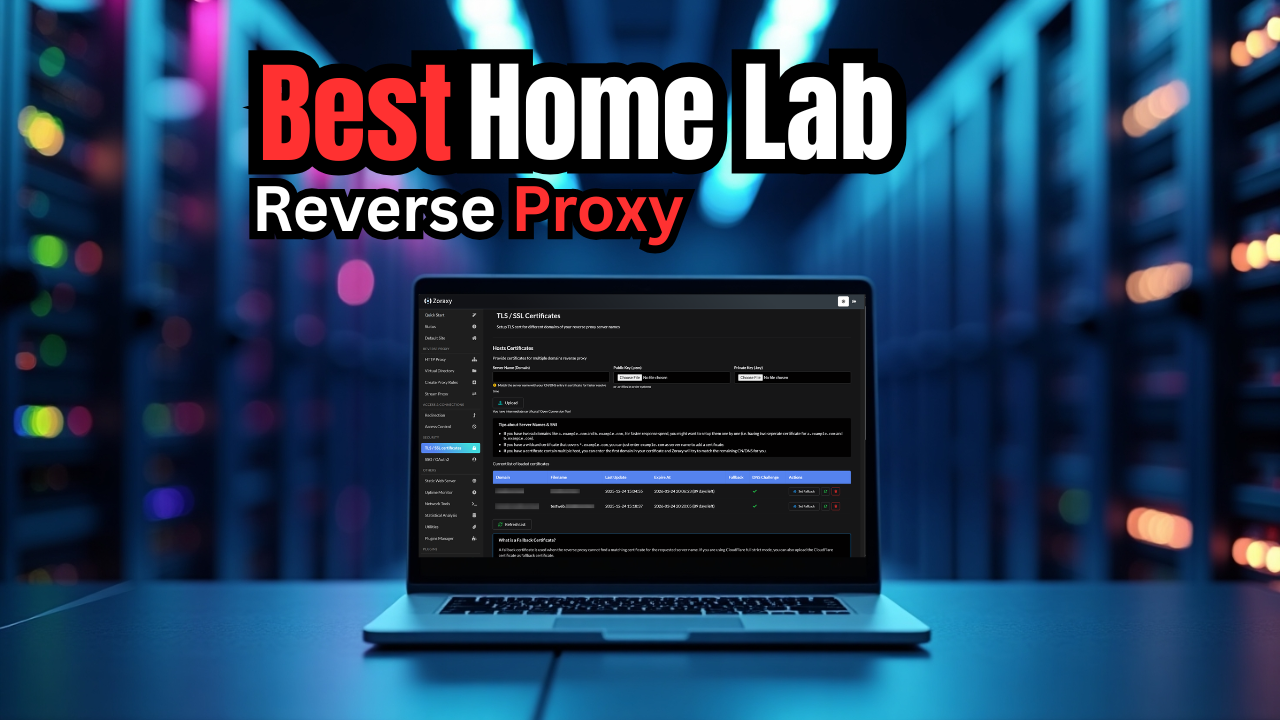 Best home lab reverse proxy