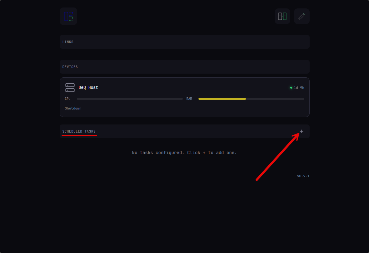 Dashboard launched for the first time