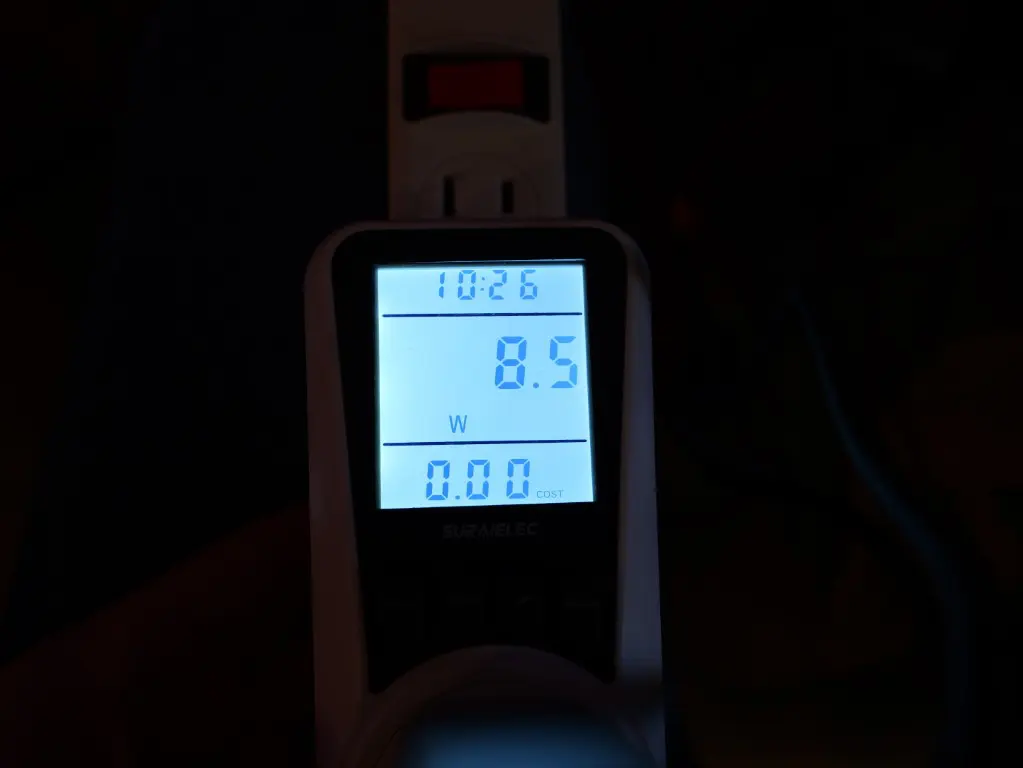 Idle power draw of the beelink ser9 max in proxmox ve 9