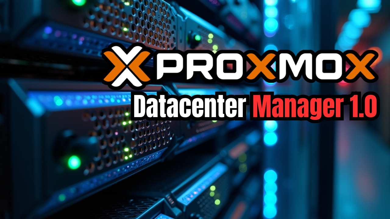 Proxmox datacenter manager 1.0 ga released