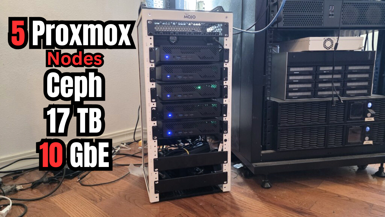 Proxmox and ceph home lab