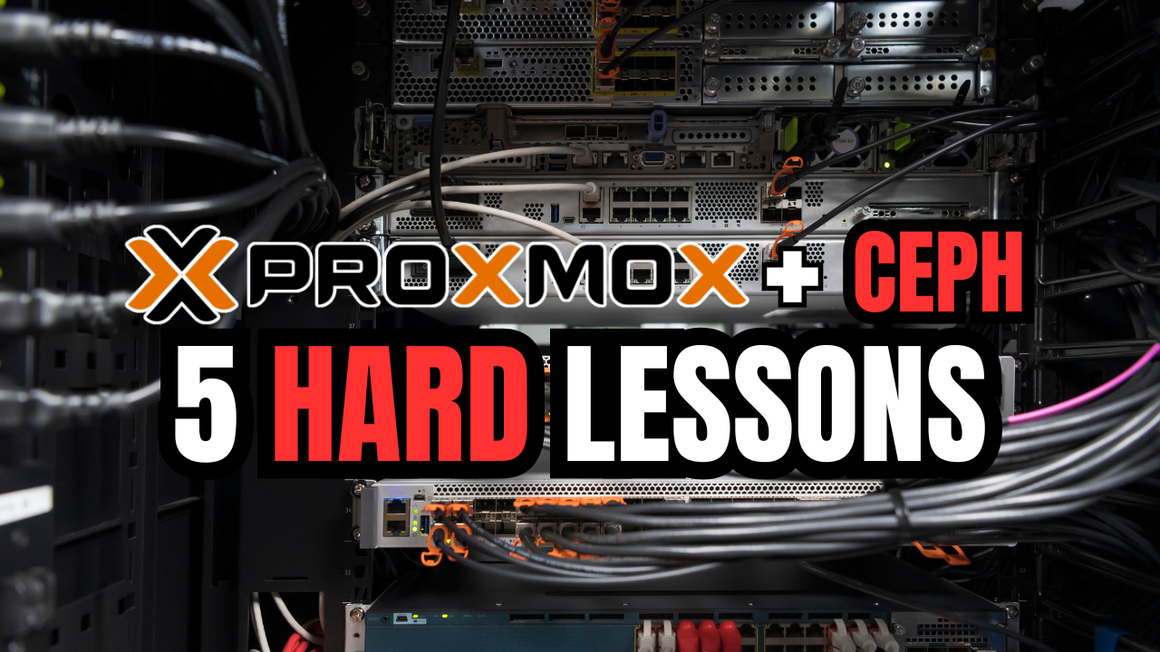 5 things i wish i knew before running proxmox with ceph in the home lab