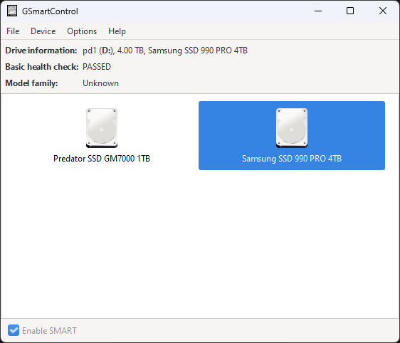 Gsmartcontrol is a gui interface to the smartmontools