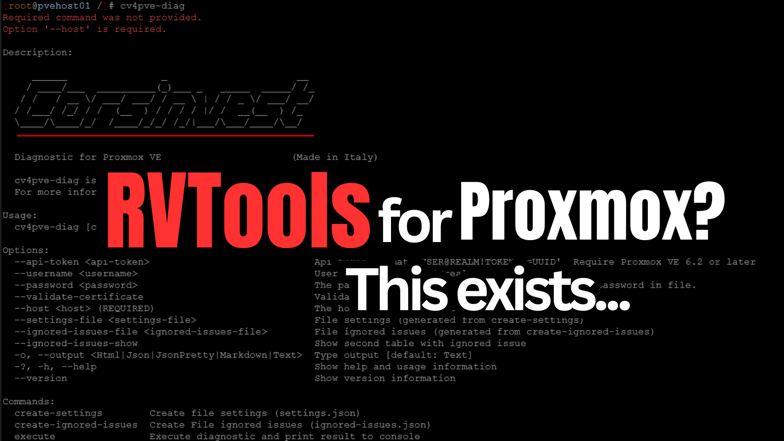 Rvtools for proxmox