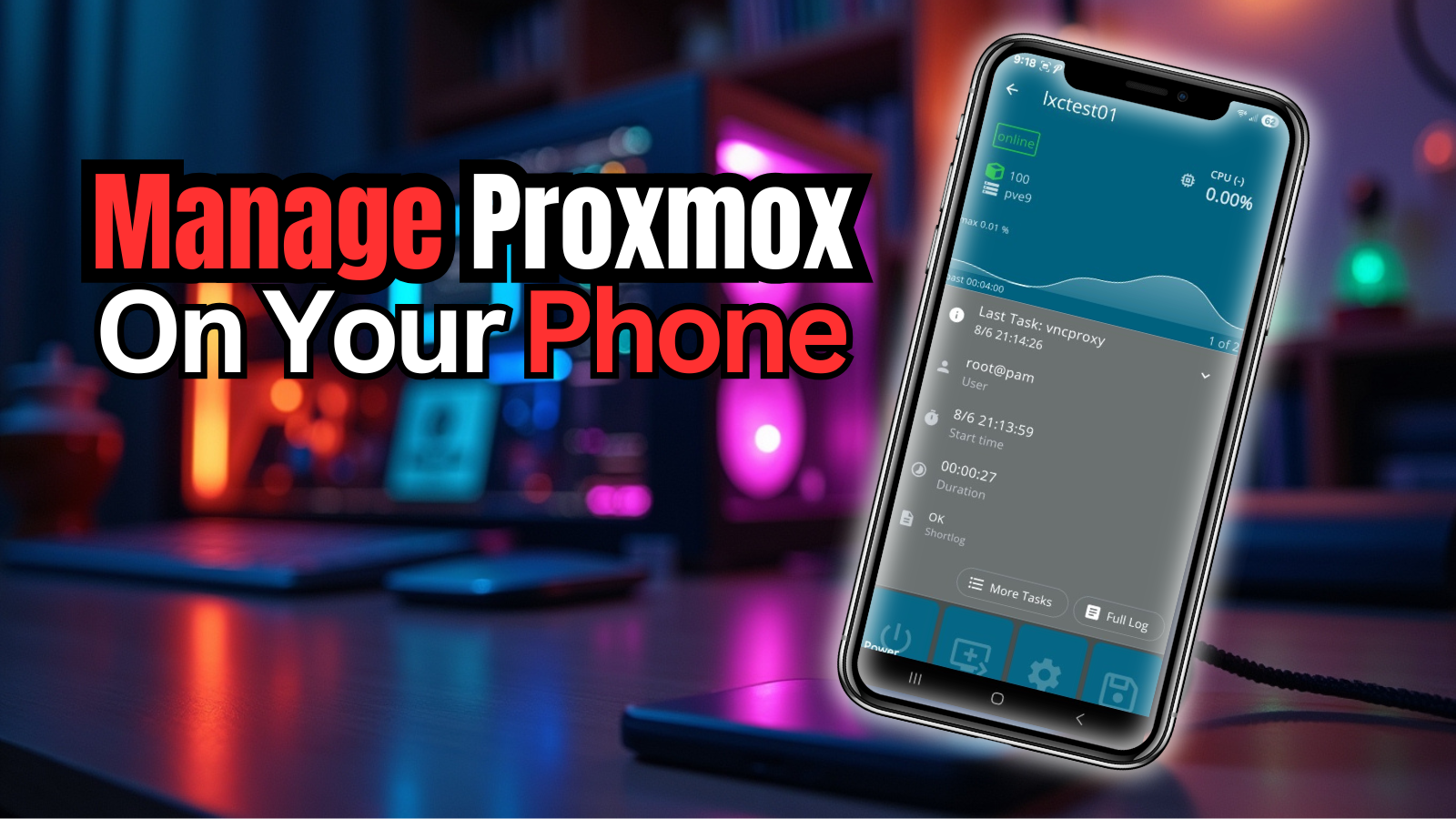 Manage proxmox from your phone 2