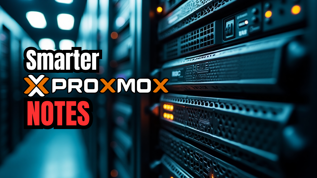 Smarter proxmox notes
