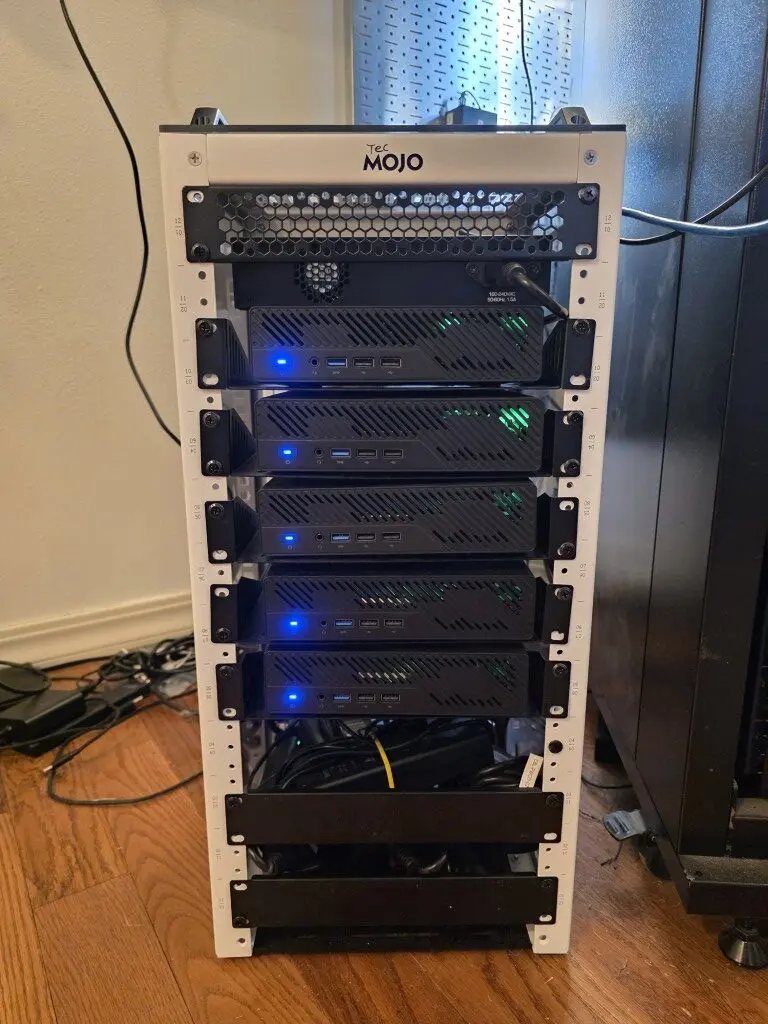 5 node proxmox cluster with ceph