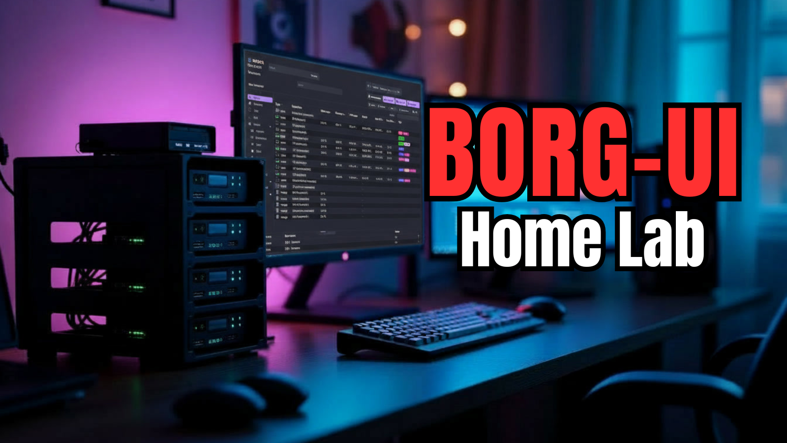 Borg ui home lab
