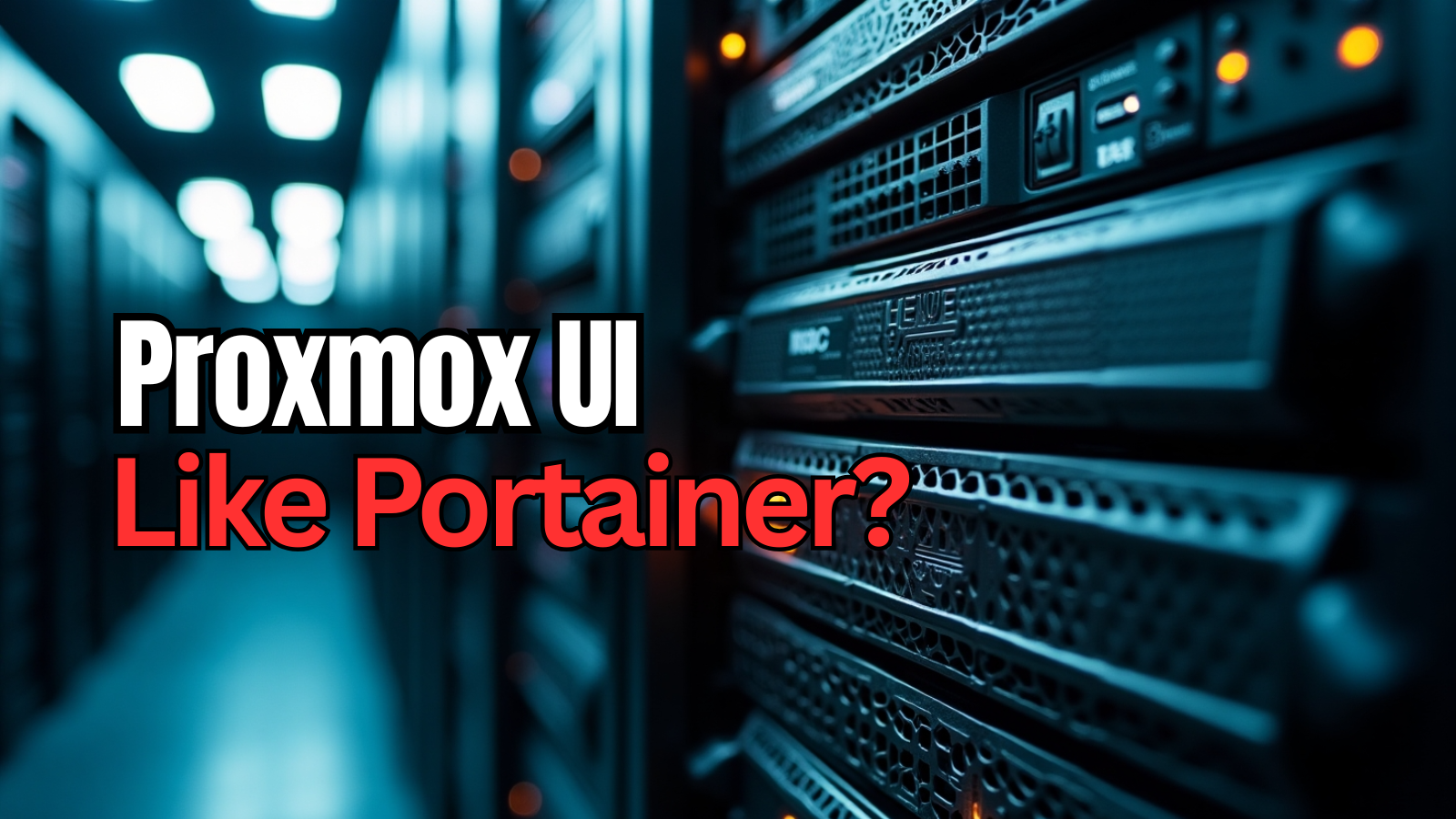 Proxmox ui like portainer