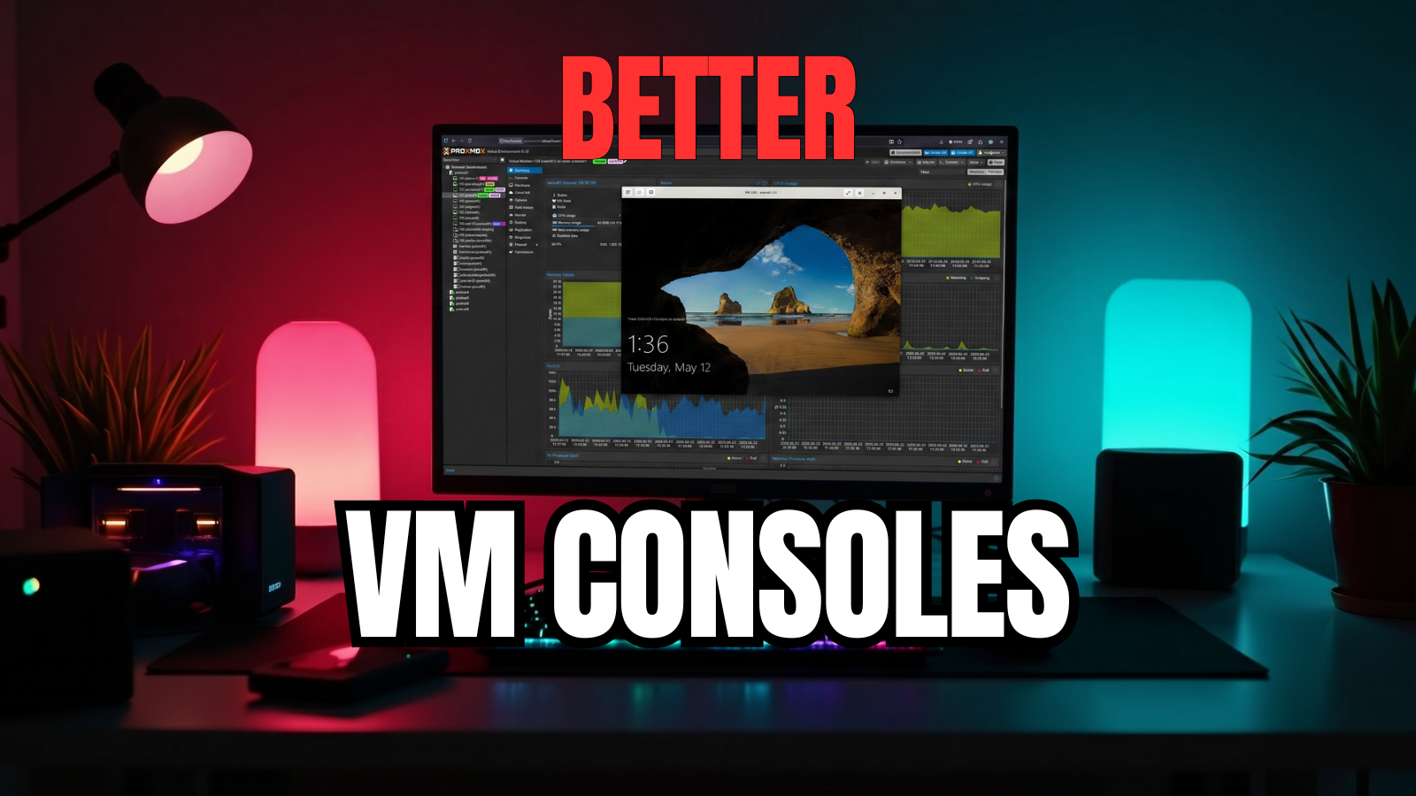 Better vm consoles