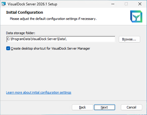 Choose the installation location
