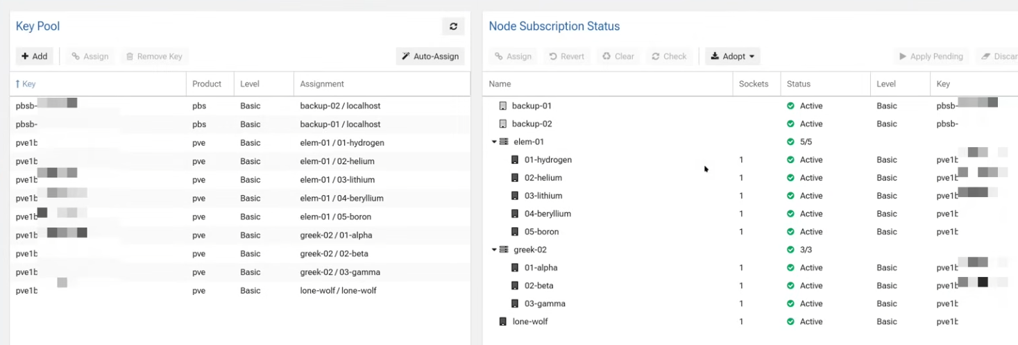 Proxmox datacenter manager 1.1 subscription key pool