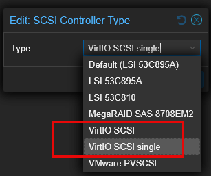 Virtio scsi and virtio scsi single
