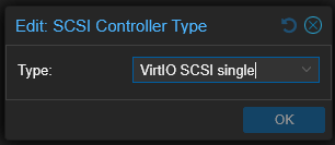Virtio single controller