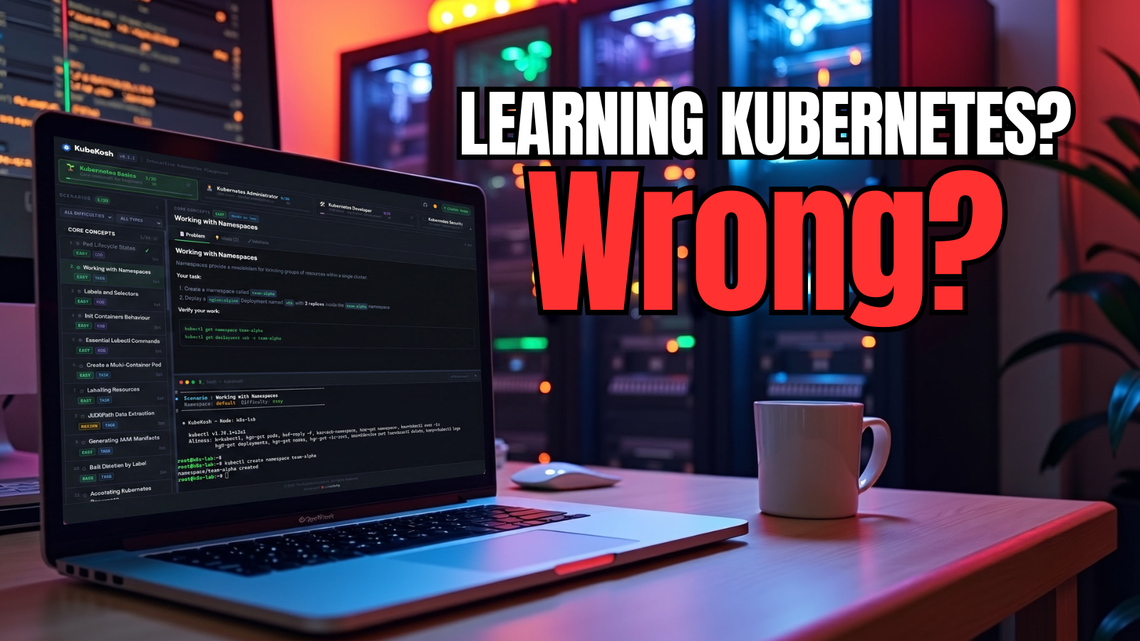 Kubernetes learning tool