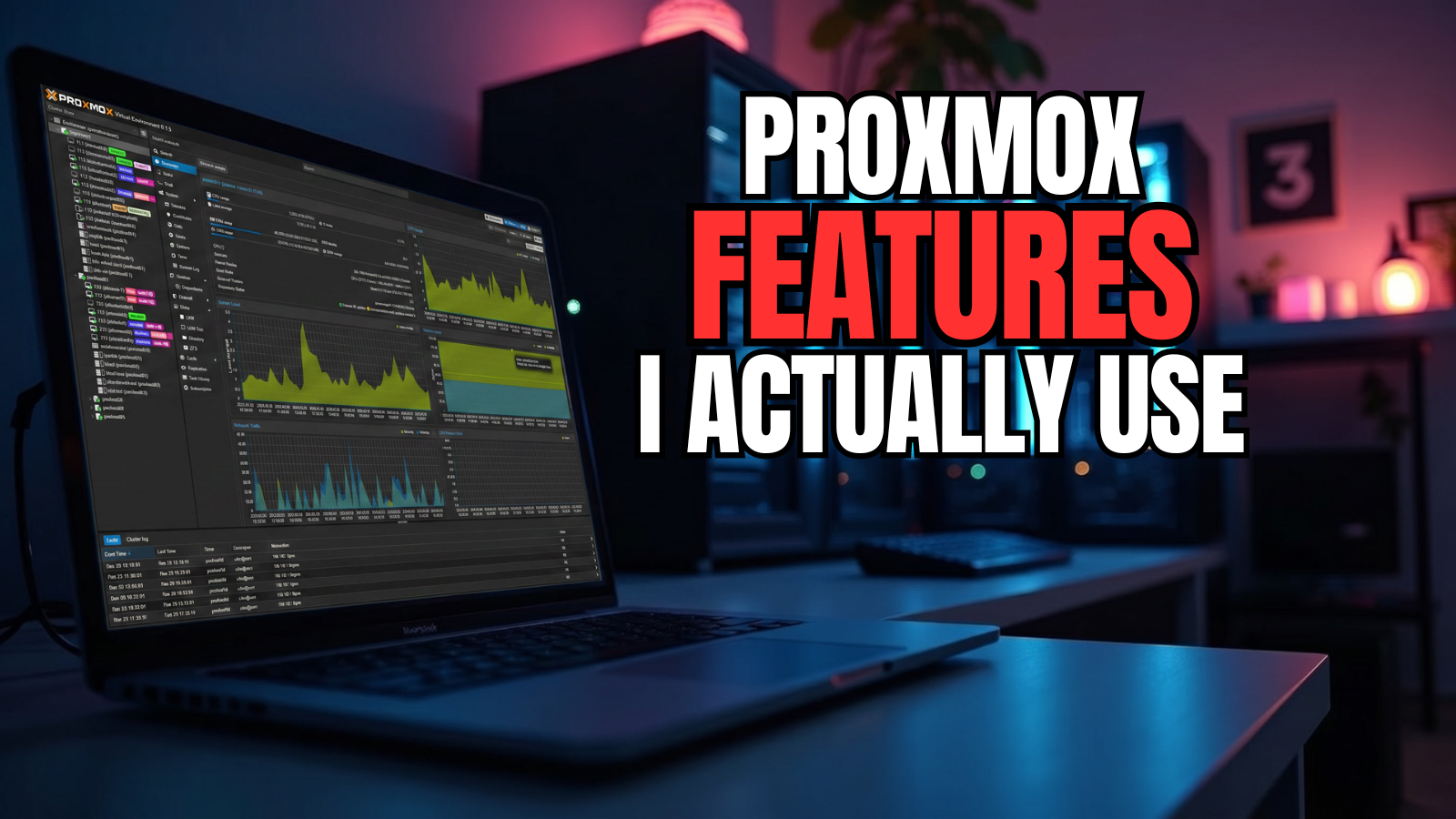 Proxmox home lab features