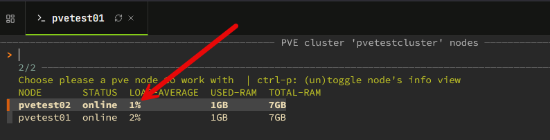 Pvectl gives you basic monitoring capabilities