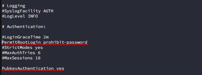 Ssh changes made to linux configuration