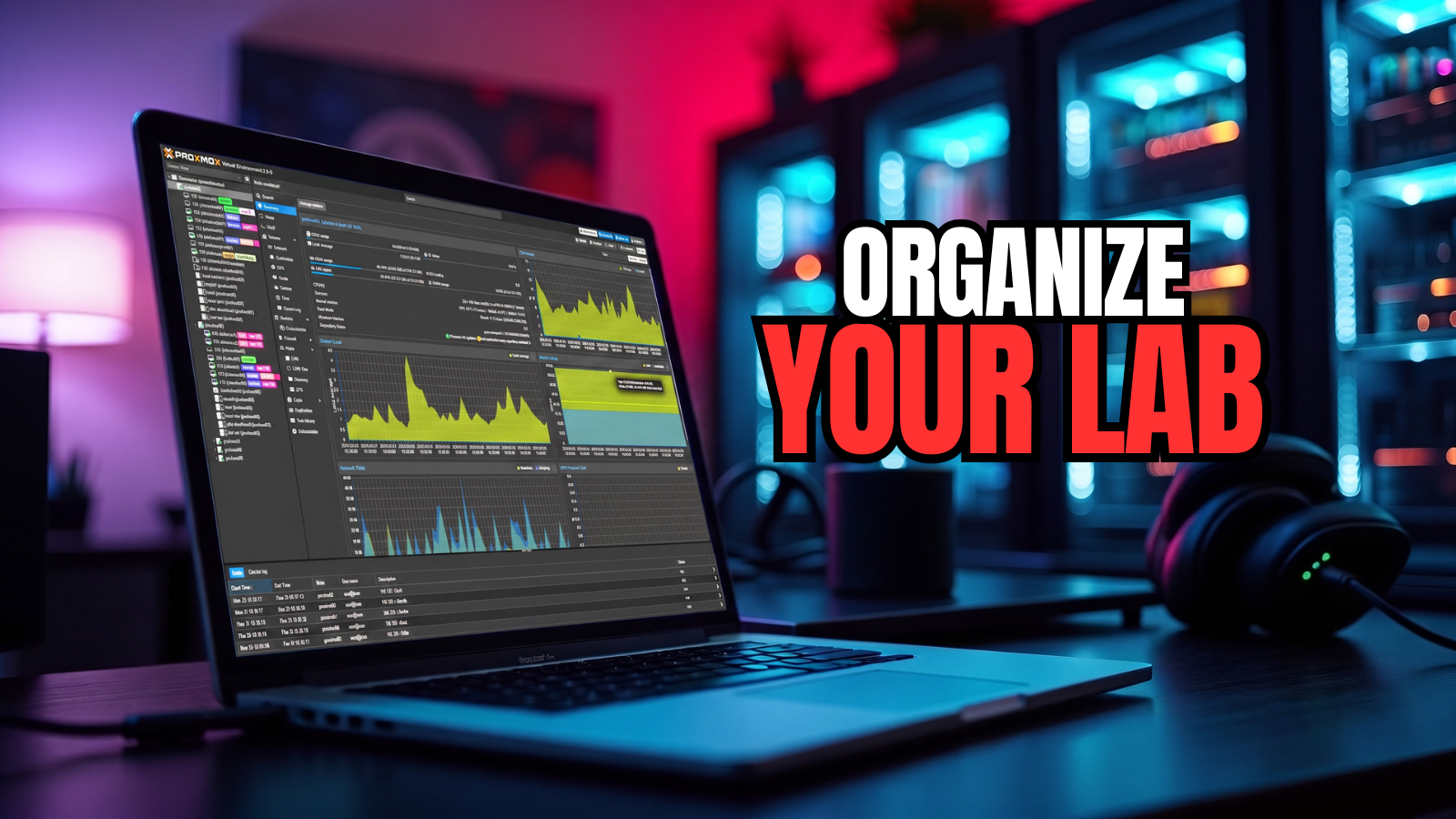 Home lab organization