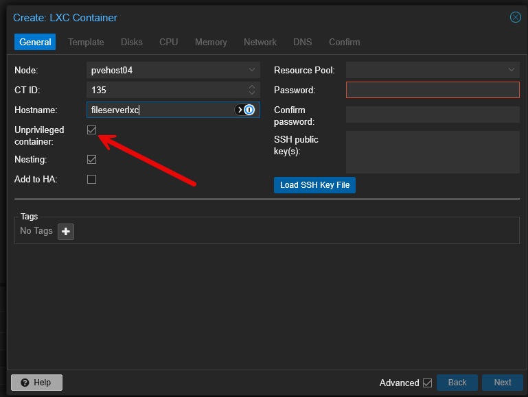 Verifying unprivileged container during lxc setup