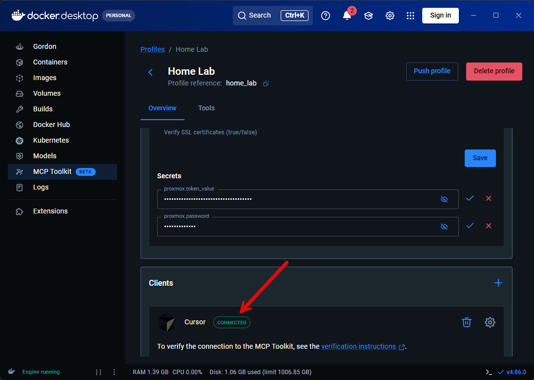 Mcp toolkit automatically connects to your ai client