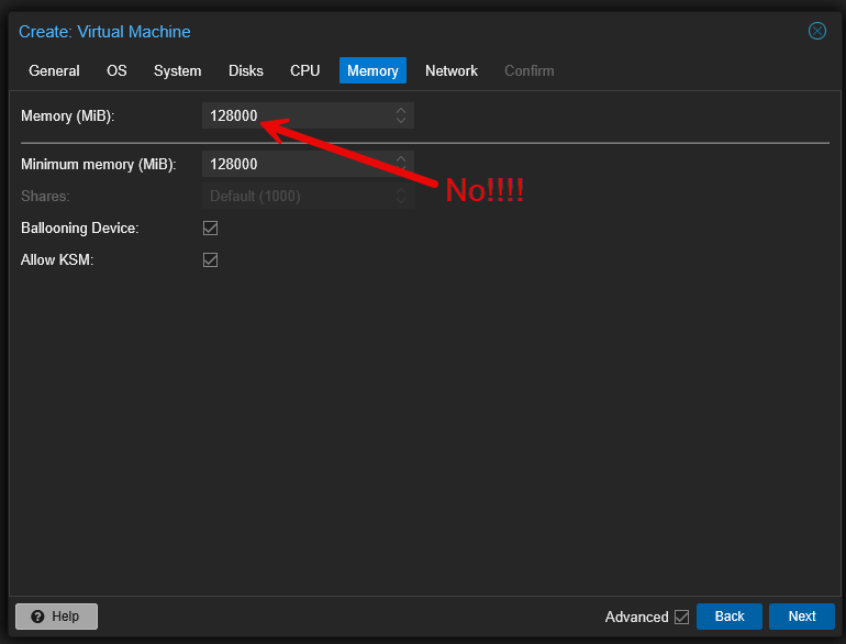 Overprovisioning a vm can be a huge waste of resources