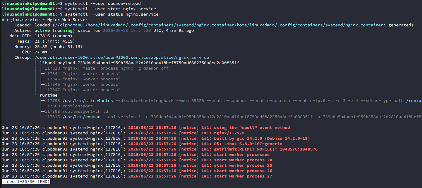 Starting your podman quadlet with systemd