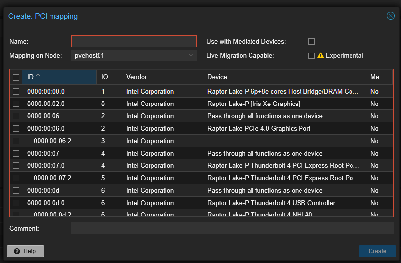 Add a new pci device resource mapping