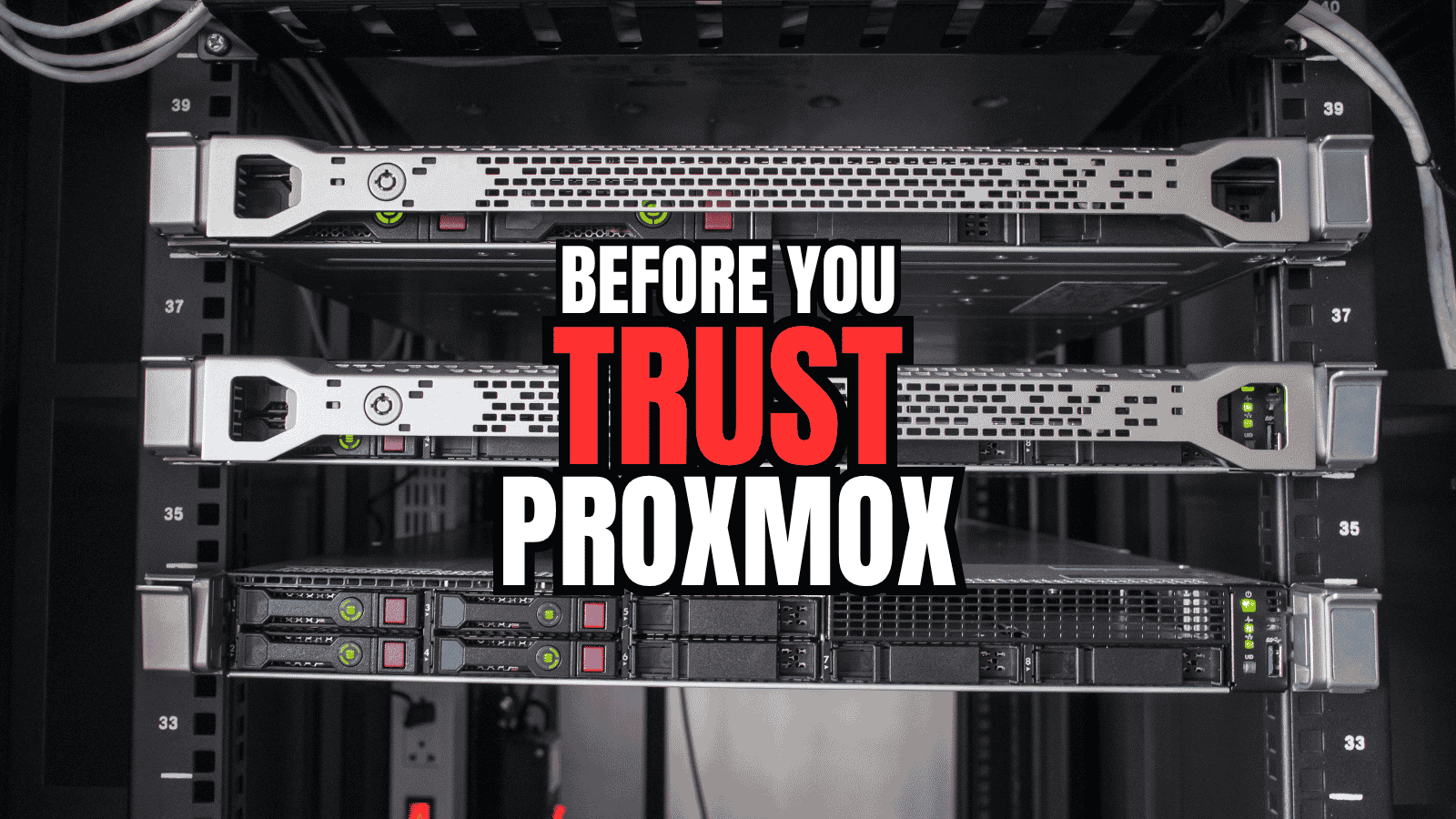 Proxmox settings