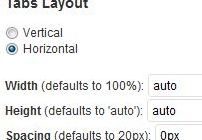 Horizontal spacing issue between tabs GT Tabs WordPress
